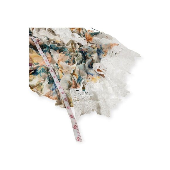 NWT Anthropologie Floral Lace Midi Dress Size 4 Multicolor Lightweight Boho - Picture 6 of 11